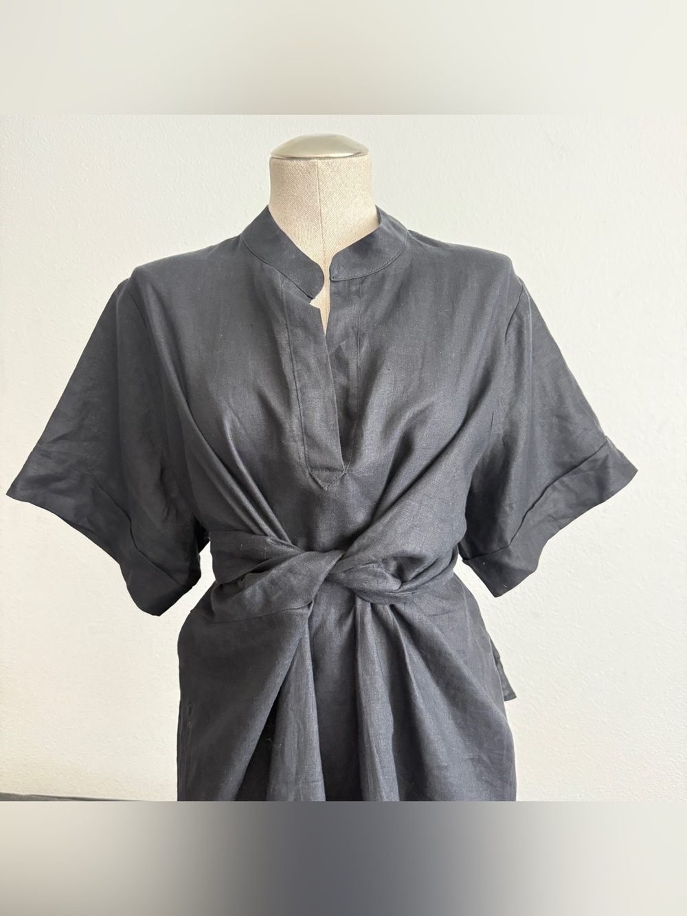 Denisse Kuri Mine Dress in Black | One Size — Artisan Made in Mexico - Picture 4 of 8
